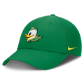 Oregon Ducks Apple Green Nike Dri-Fit Club Adjustable Hat product image 1, provided for visual reference and product detail