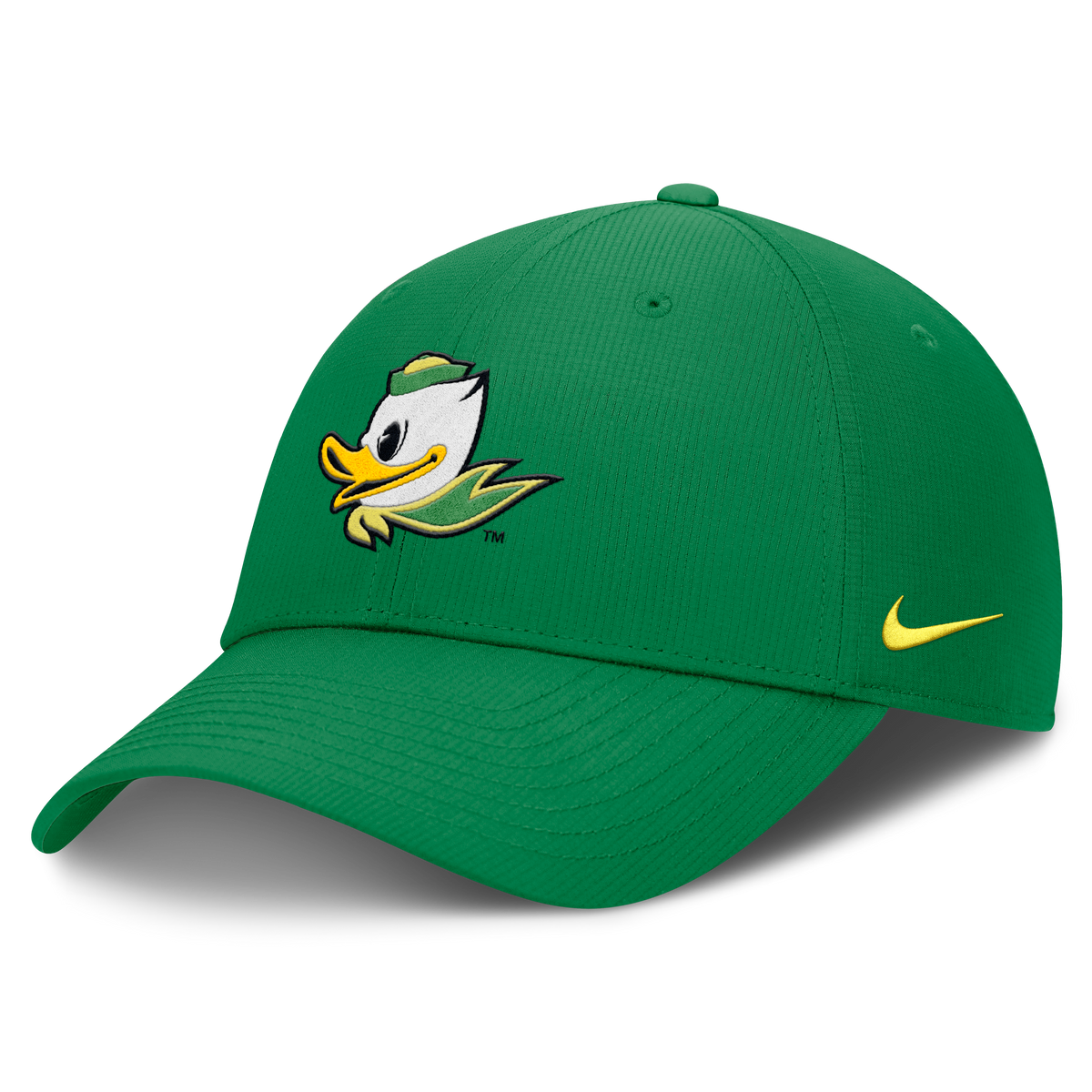 Oregon Ducks Apple Green Nike Dri-Fit Club Adjustable Hat product image 1, provided for visual reference and product detail