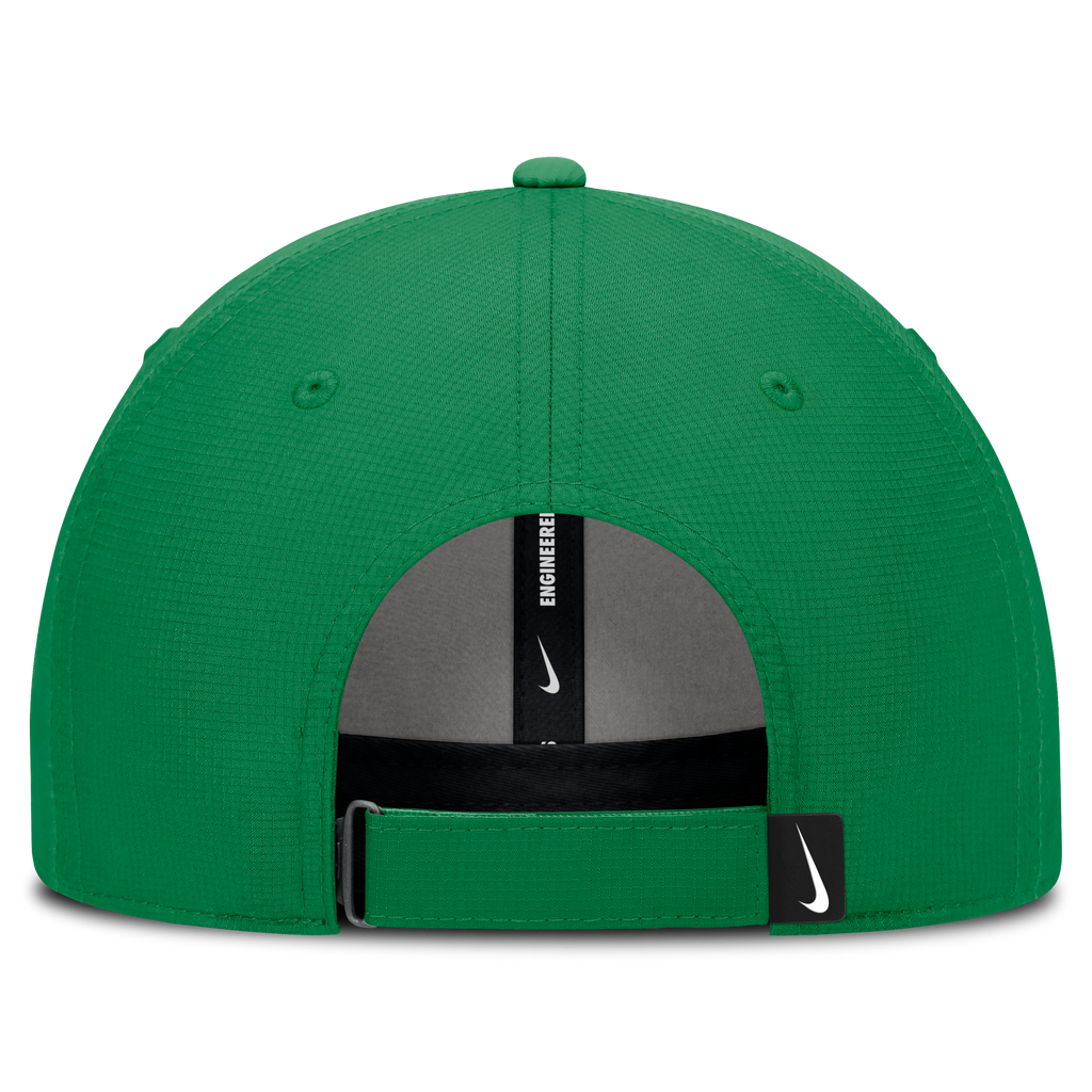Oregon Ducks Apple Green Nike Dri-Fit Club Adjustable Hat product image 4, provided for visual reference and product detail