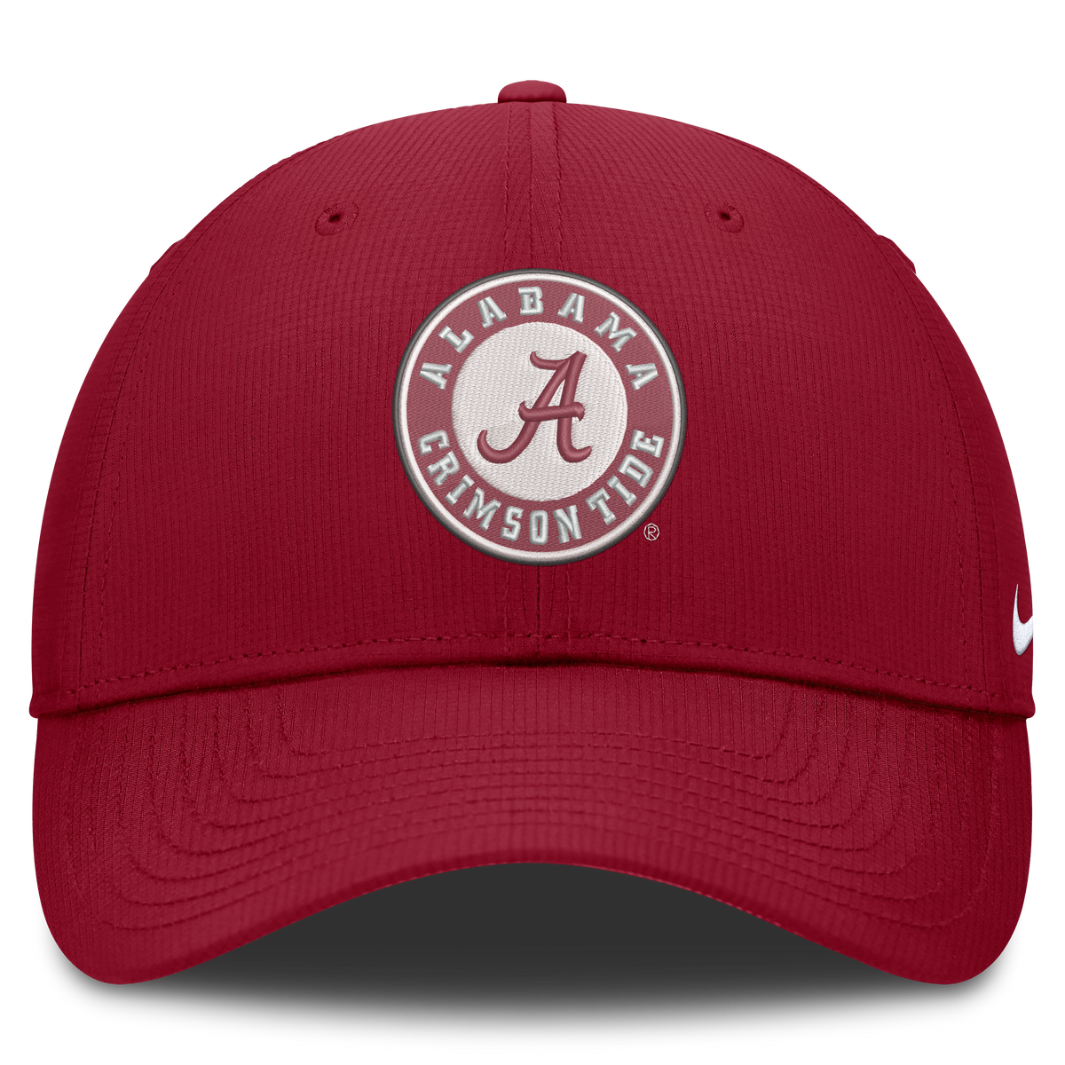 Alabama Crimson Tide Nike Club Dri-Fit Adjustable Hat-Crimson product image 2, provided for visual reference and product