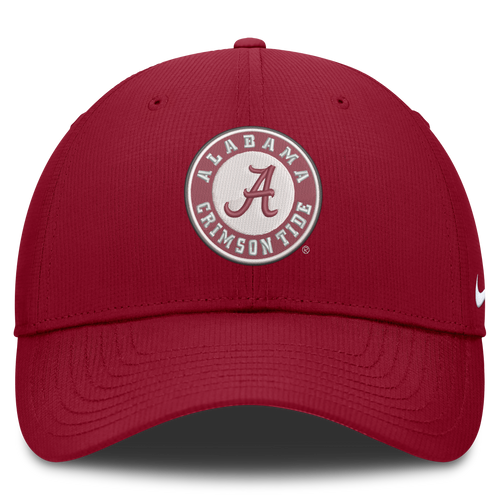 Alabama Crimson Tide Nike Club Dri-Fit Adjustable Hat-Crimson product image 2, provided for visual reference and product