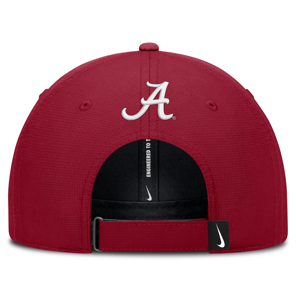 Alabama Crimson Tide Nike Club Dri-Fit Adjustable Hat-Crimson product image 4, provided for visual reference and product