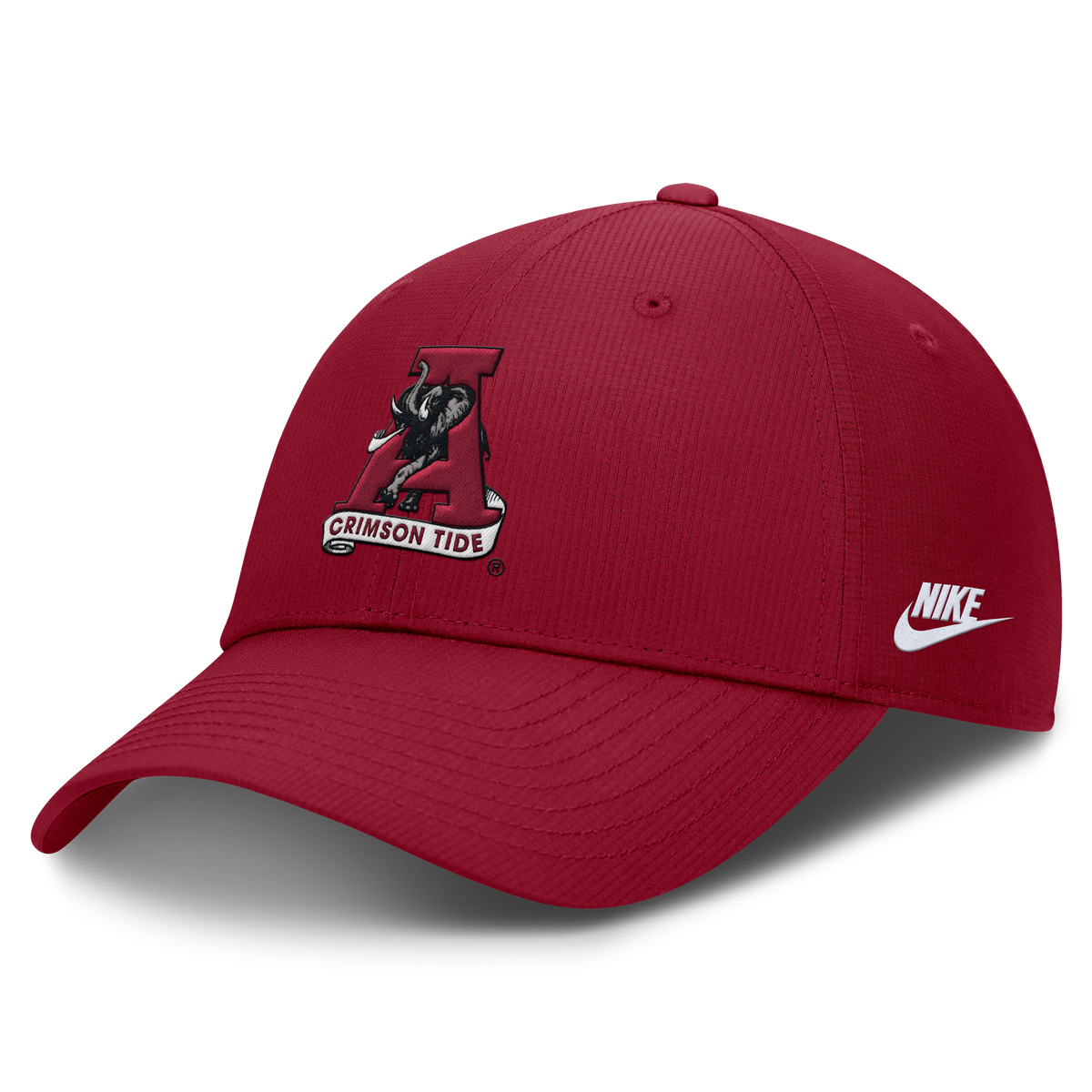Alabama Crimson Tide Nike Club Dri-Fit Adjustable Hat-Crimson-Alternate Logo product image 1, provided for visual reference