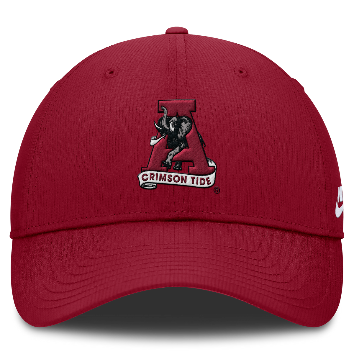 Alabama Crimson Tide Nike Club Dri-Fit Adjustable Hat-Crimson-Alternate Logo product image 2, provided for visual reference