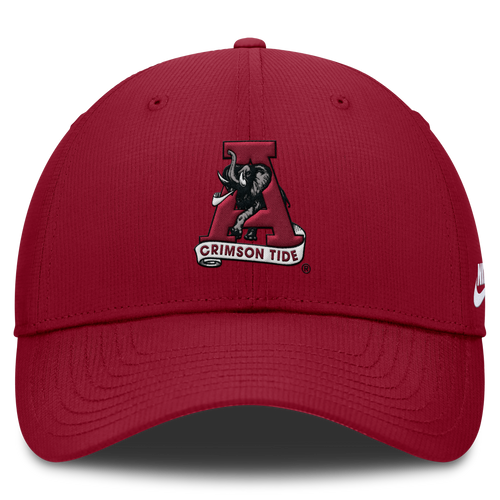 Alabama Crimson Tide Nike Club Dri-Fit Adjustable Hat-Crimson-Alternate Logo product image 2, provided for visual reference