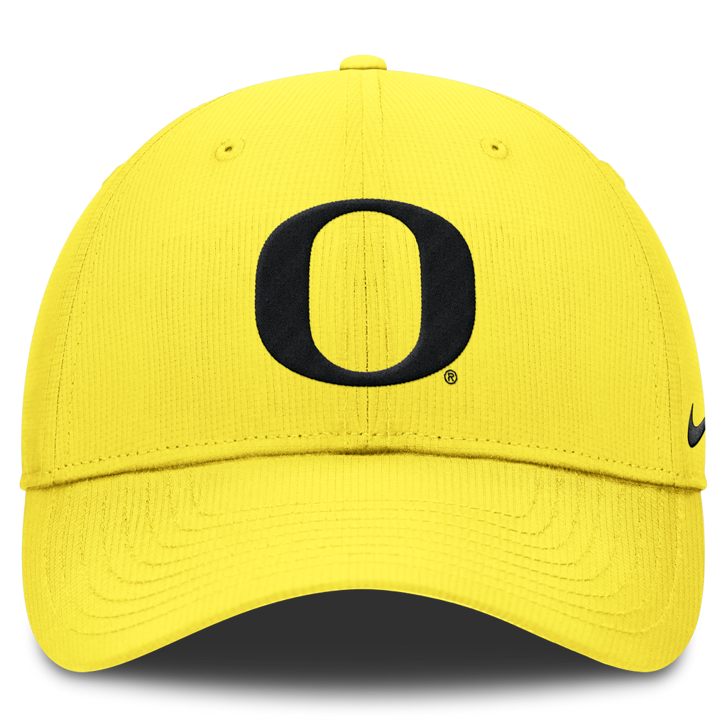 Oregon Ducks Yellow Nike Dri-Fit Club Adjustable Hat product image 2, provided for visual reference and product detail review