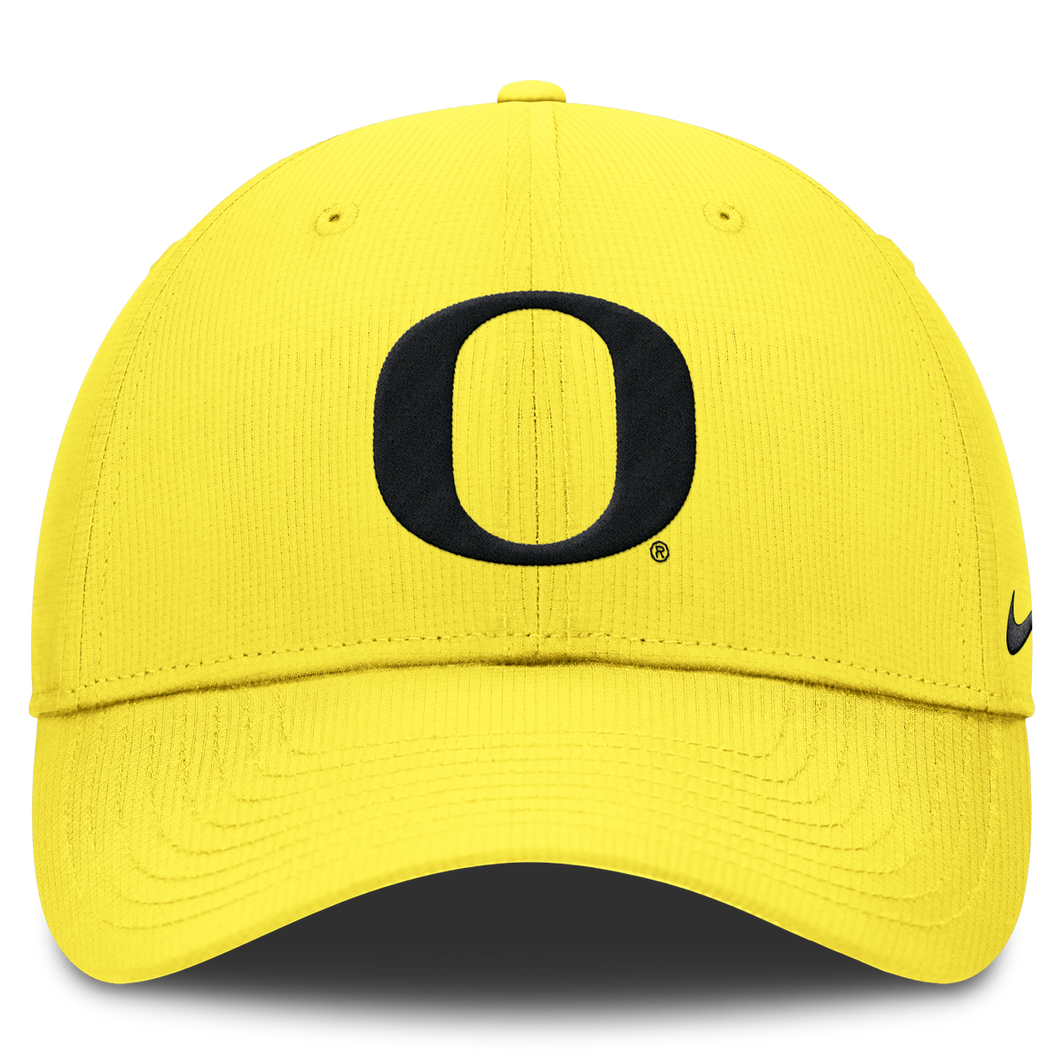 Oregon Ducks Yellow Nike Dri-Fit Club Adjustable Hat product image 2, provided for visual reference and product detail review