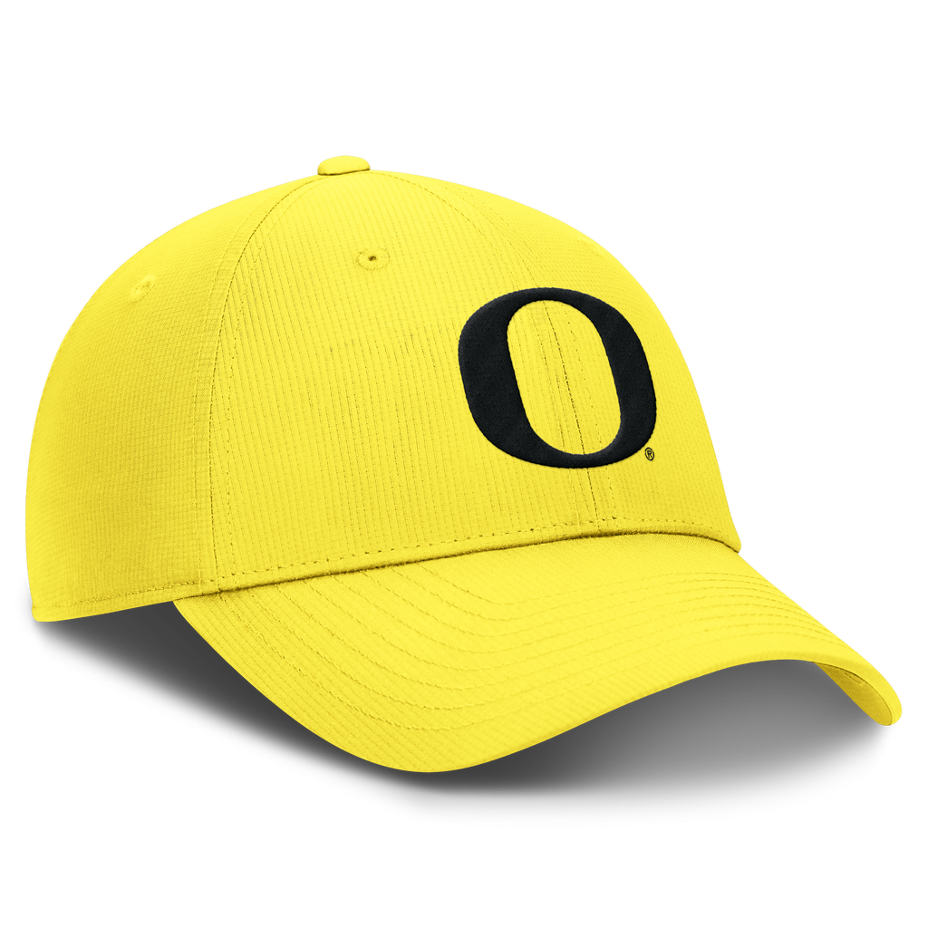 Oregon Ducks Yellow Nike Dri-Fit Club Adjustable Hat product image 3, provided for visual reference and product detail review
