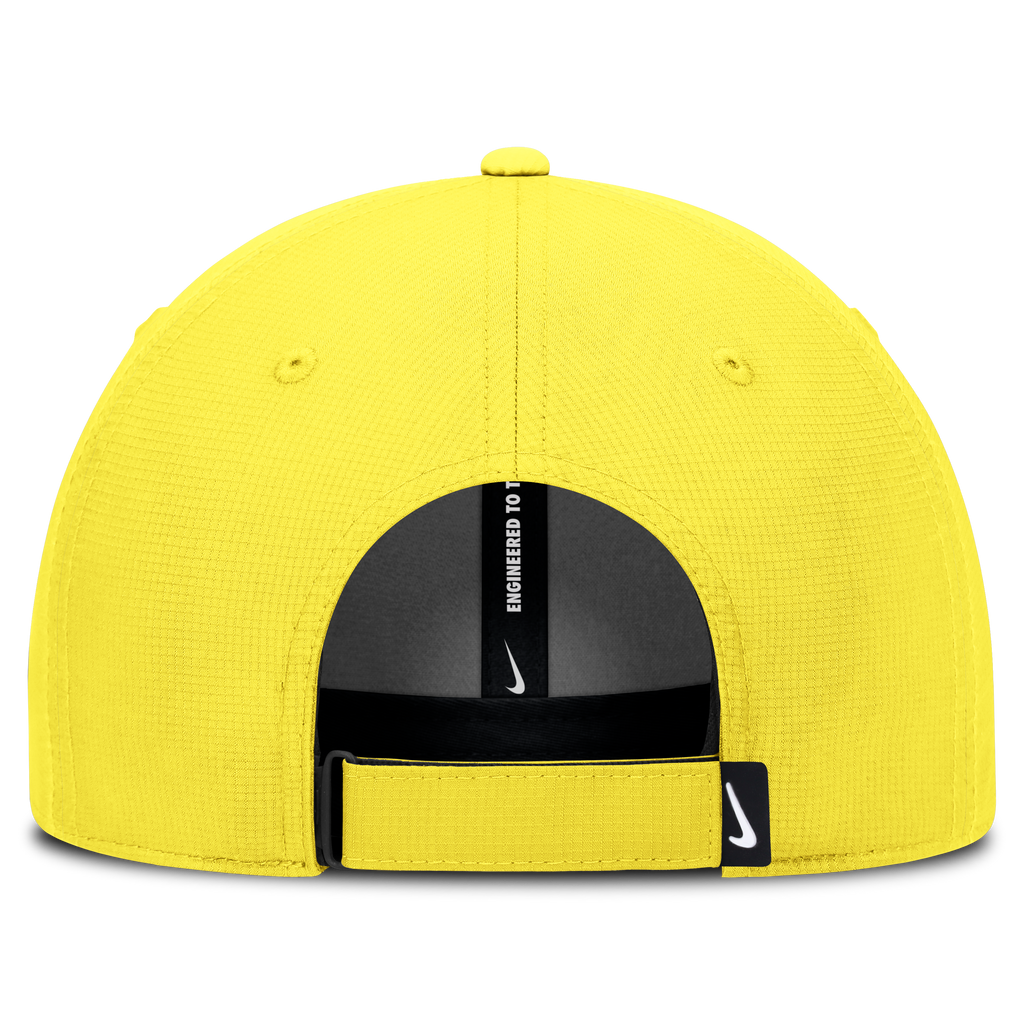 Oregon Ducks Yellow Nike Dri-Fit Club Adjustable Hat product image 4, provided for visual reference and product detail review