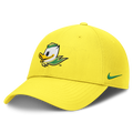 Oregon Ducks Yellow Nike Dri-Fit Club Adjustable Hat product image 1, provided for visual reference and product detail review