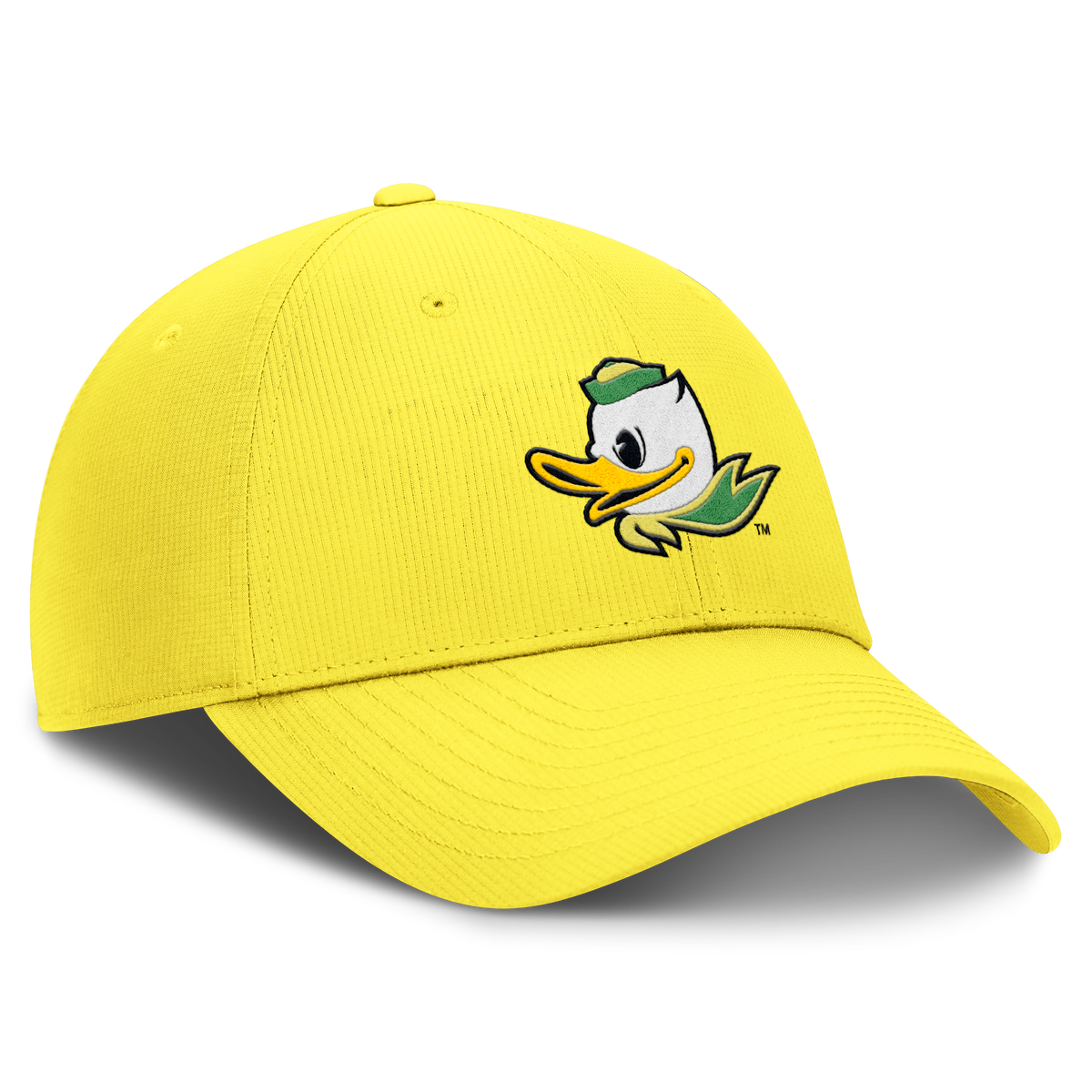 Oregon Ducks Yellow Nike Dri-Fit Club Adjustable Hat product image 3, provided for visual reference and product detail review