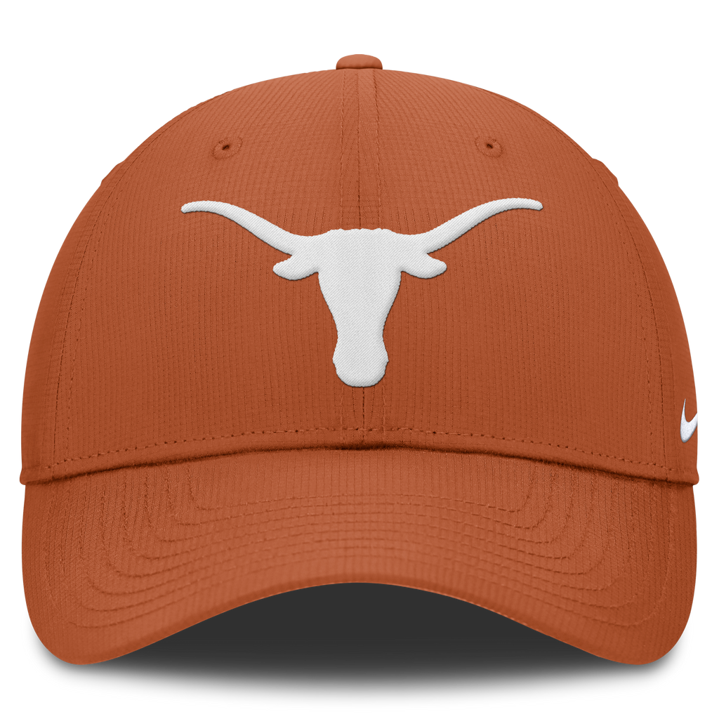 Texas Longhorns Nike Club Performance Desert Orange Adjustable Hat product image 2, provided for visual reference and