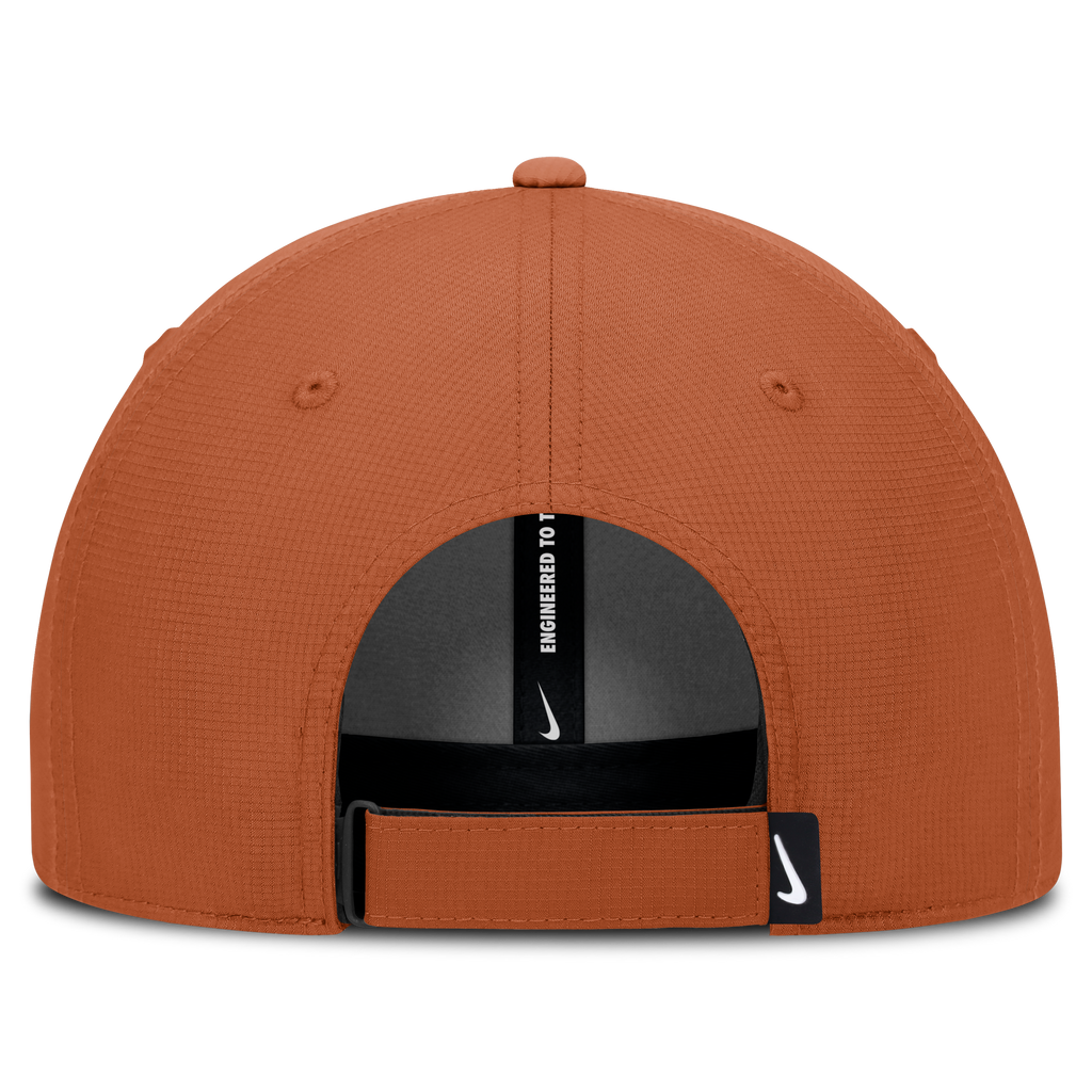 Texas Longhorns Nike Club Performance Desert Orange Adjustable Hat product image 4, provided for visual reference and