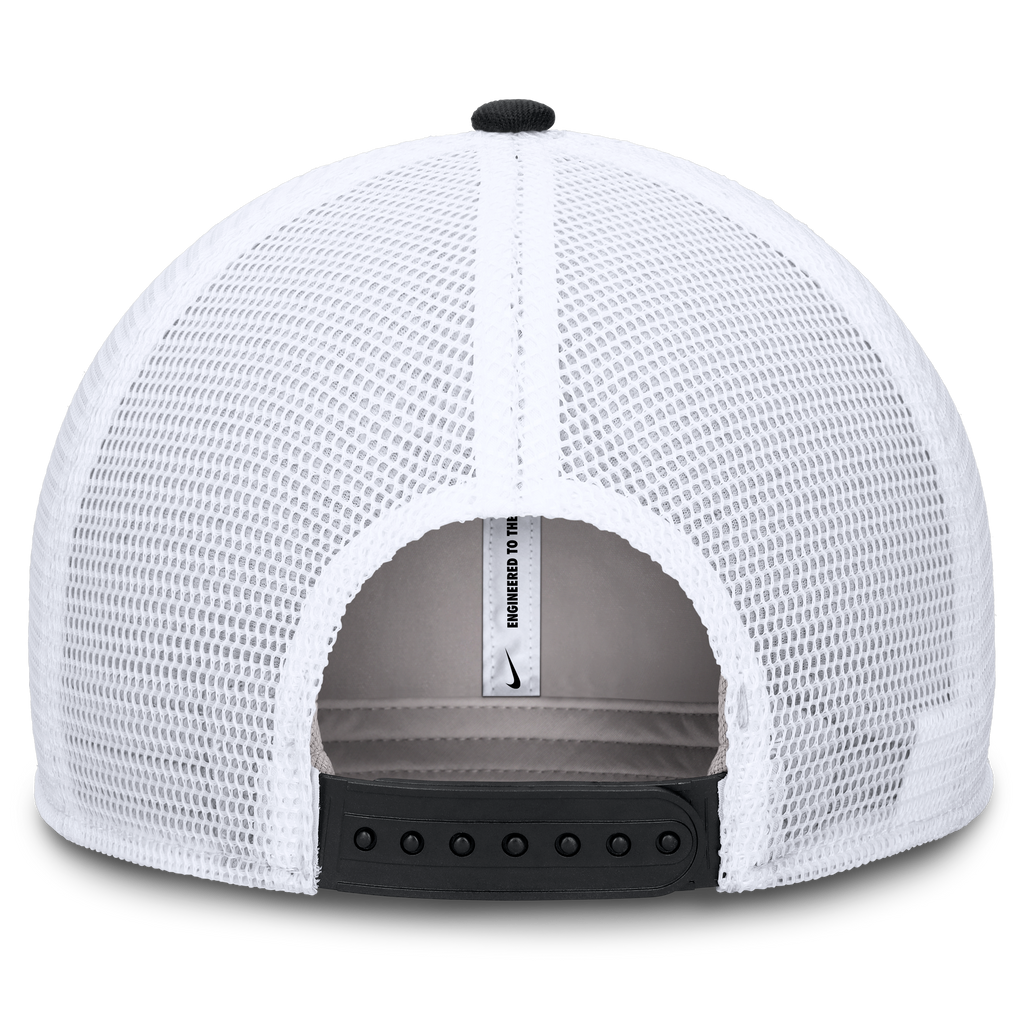 Stanford Cardinal Nike Dri Fit Club Black Structured Adjustable Trucker Hat product image 4, provided for visual reference