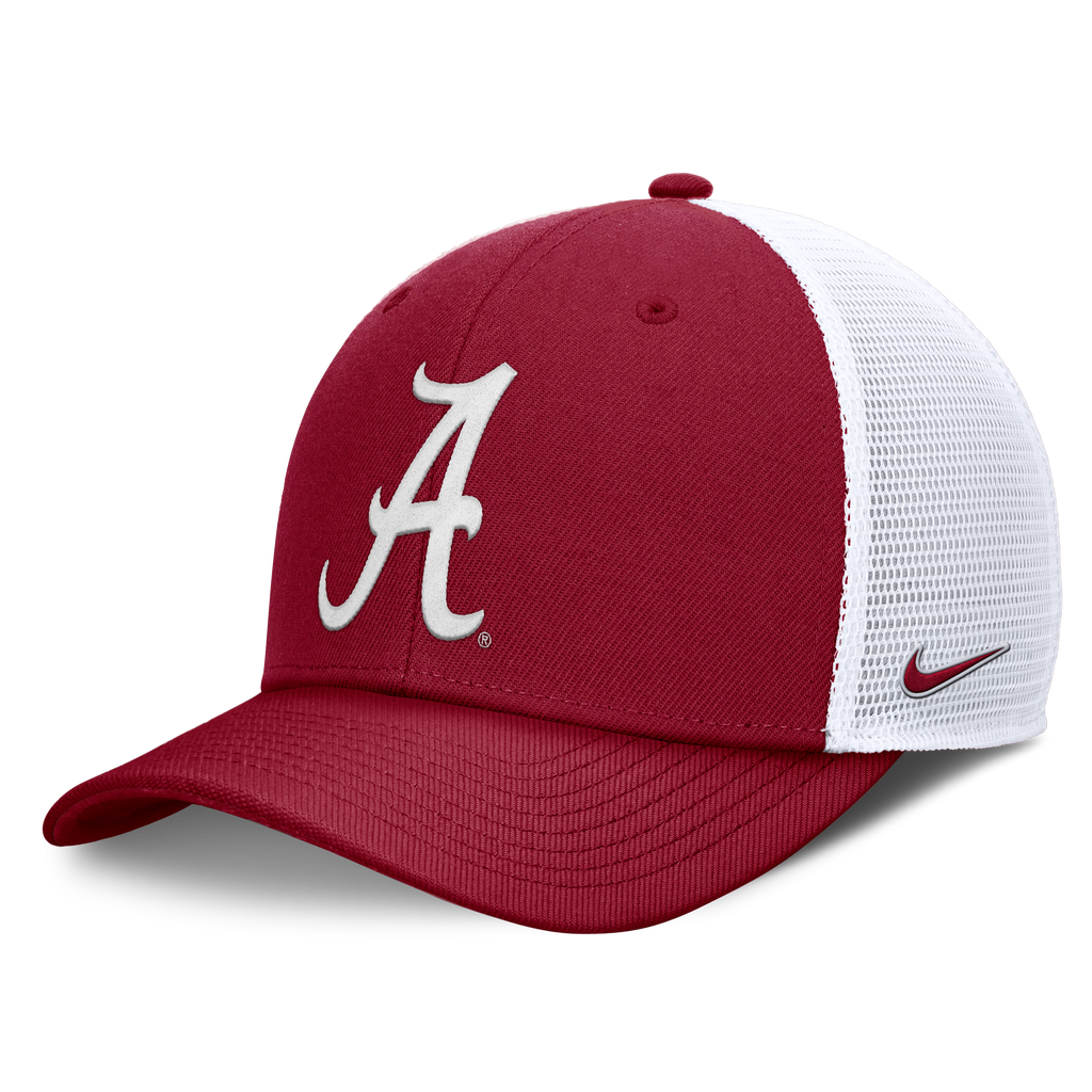 Alabama Crimson Tide Nike Club Structured Trucker Cap for Men product image 1, provided for visual reference and product