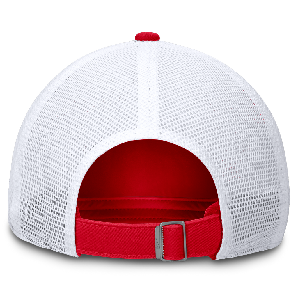 Georgia Bulldogs Nike Club Red Unstructured Trucker Cap for Men product image 4, provided for visual reference and product