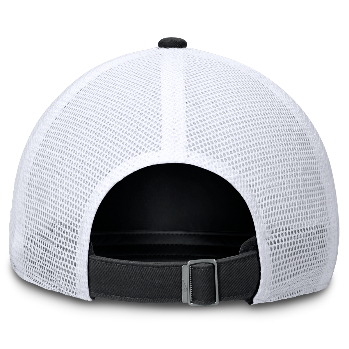 Iowa Hawkeyes Nike Black Club Unstructured Adjustable Trucker Hat product image 4, provided for visual reference and product