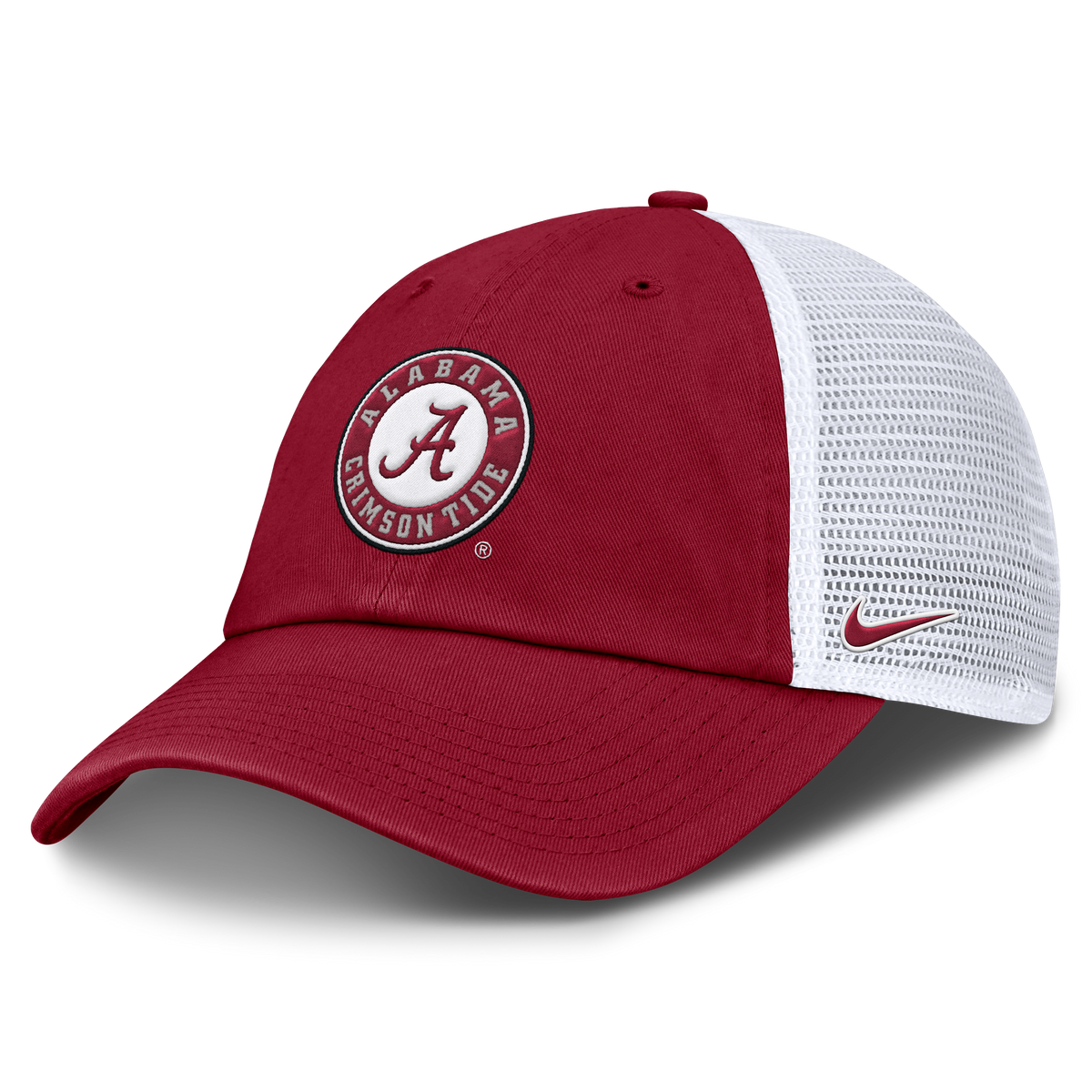 Alabama Crimson Tide Nike Club Dri-Fit Adjustable Hat-Crimson-Circle Logo product image 1, provided for visual reference and