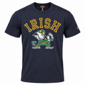 Tailgate Men Notre Dame Fighting Irish Mast Blue T-Shirt product image 1, provided for visual reference and product detail