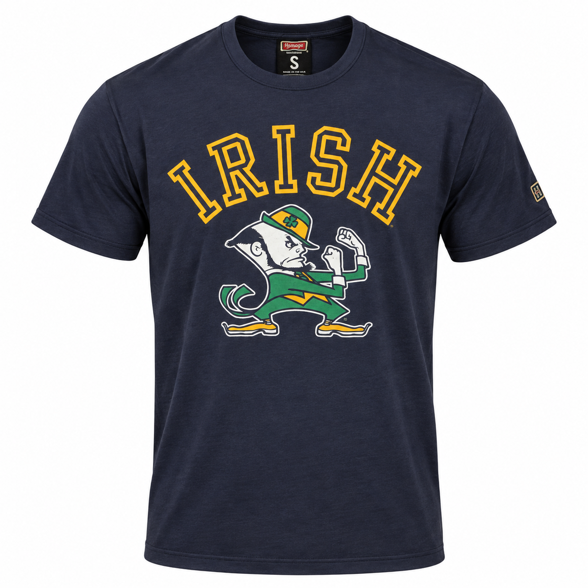 Tailgate Men Notre Dame Fighting Irish Mast Blue T-Shirt product image 1, provided for visual reference and product detail