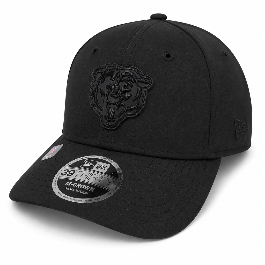New Era Adult Chicago Bears NFL 2026 Black Sideline 39Thirty M-Crown Stretch Fit Hat product image 1, provided for visual