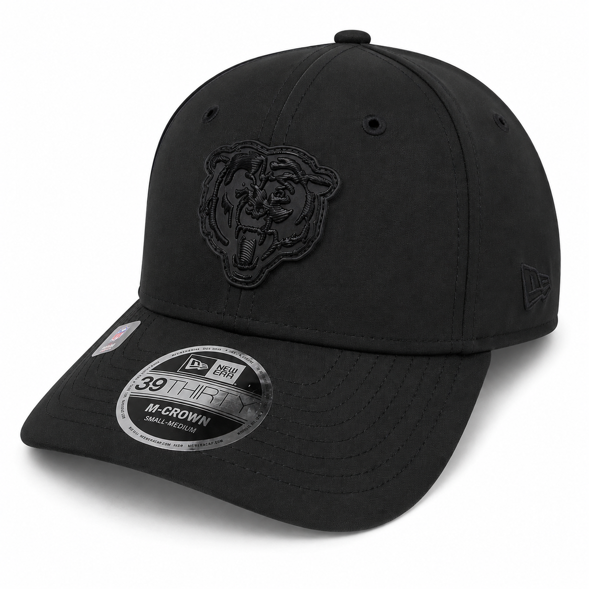 New Era Adult Chicago Bears NFL 2026 Black Sideline 39Thirty M-Crown Stretch Fit Hat product image 1, provided for visual