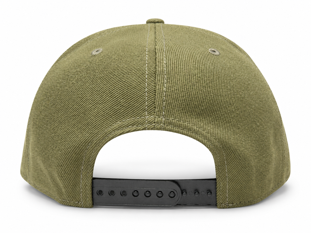 Chicago Bears New Era Olive Green Primary Logo A-Frame 9FIFTY Snapback Hat for Men product image 3, provided for visual