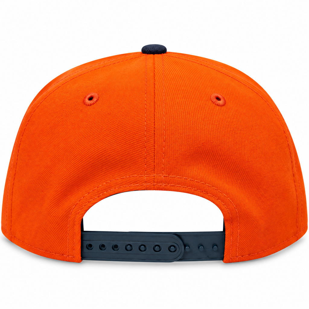 Chicago Bears New Era Orange Script 9FIFTY Nightshift Adjustable Snapback Hat product image 3, provided for visual reference