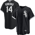 NIKE Men Paul Konerko Chicago White Sox Black Alternate Replica Jersey product image 1, provided for visual reference and