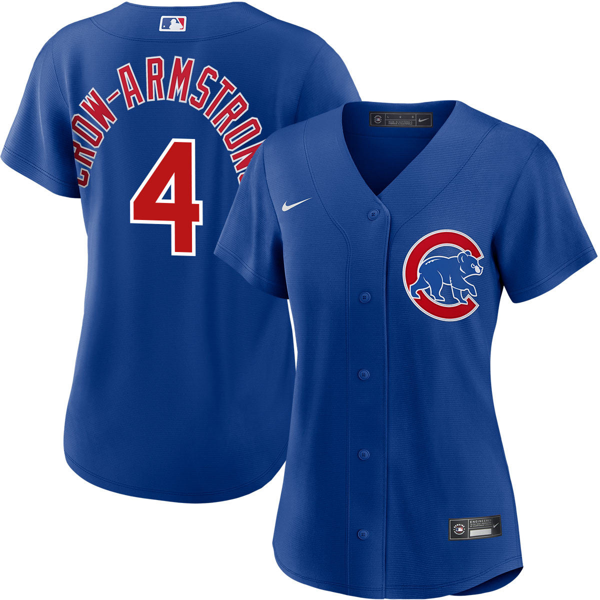 Chicago Cubs Pete Crow-Armstrong Nike Royal Blue Alternate Replica Player Jersey for Women product image 1, provided for