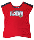 Chicago Blackhawks Red Concepts SportComeback T-Shirt By Concepts Sport for Women product image 1, provided for visual