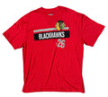 Chicago Blackhawks Knowles Crew Neck T-Shirt for Men product image 1, provided for visual reference and product detail review