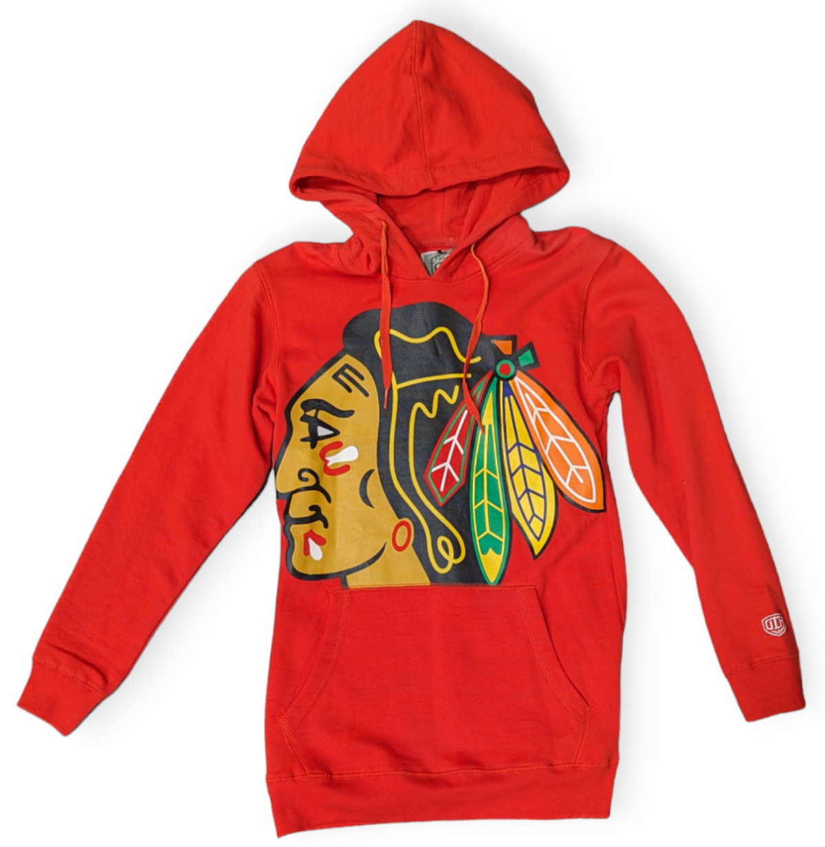 Chicago Blackhawks Monda Hooded Sweatshirt for Women product image 1, provided for visual reference and product detail review