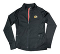 Chicago Blackhawks Full Zip Black Progression Team Script Crew Jacket for Women product image 1, provided for visual