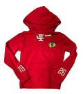 Chicago Blackhawks Queensboro Lace Hooded Sweatshirt for Women product image 1, provided for visual reference and product