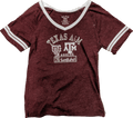 Womens NCAA Texas A&M Aggies Moschino Jr. T-Shirt By Blue '84 product image 1, provided for visual reference and product