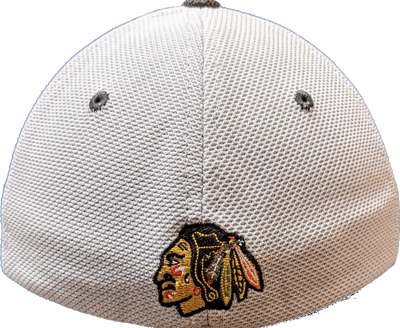 Zephyr NHL Chicago Blackhawks Swoop AG Flex Fit Cap product image 2, provided for visual reference and product detail review