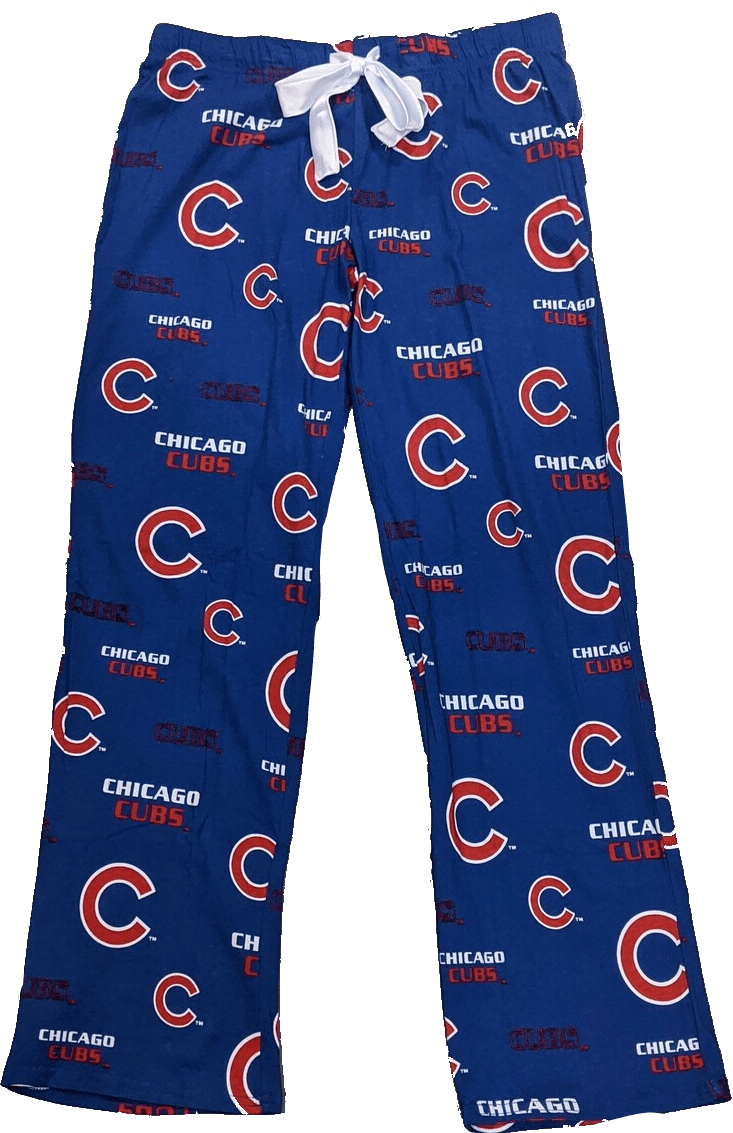 Chicago Cubs AOP Knit Pant by College Concepts for Women product image 1, provided for visual reference and product detail