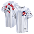 NIKE Men Chicago Cubs Pete Crow-Armstrong 4th of July Home 250th Replica Jersey product image 1, provided for visual