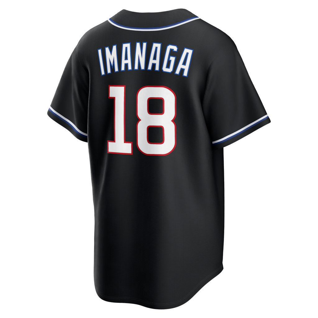 Chicago Cubs Shota Imanaga Nike Black Carbon Replica Jersey for Men product image 3, provided for visual reference and