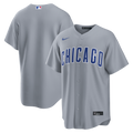 Chicago Cubs Nike Gray Road Replica Blank Team Jersey for Men product image 1, provided for visual reference and product