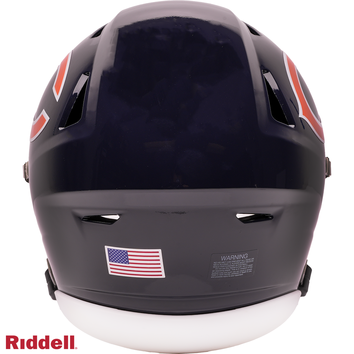 Chicago Bears Riddell Speed Flex Mid-Size Helmet product image 3, provided for visual reference and product detail review
