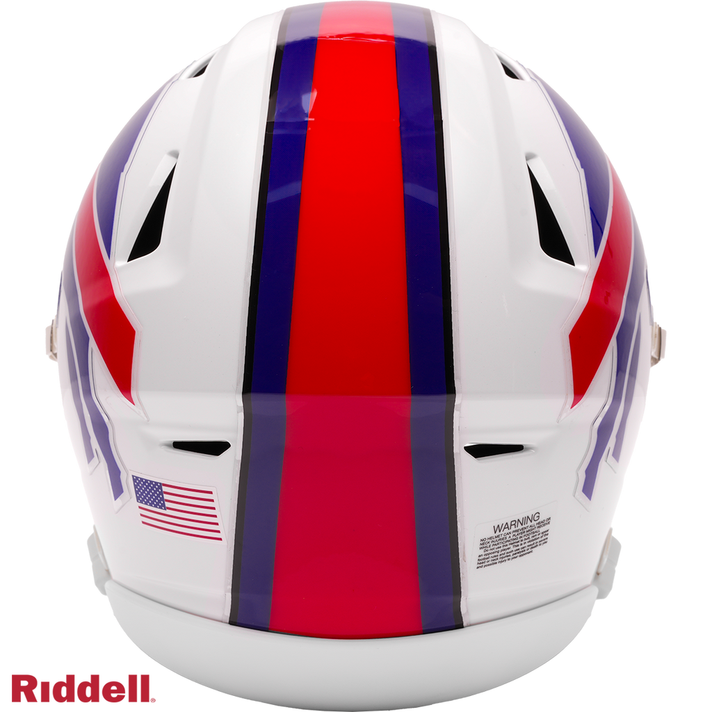 Buffalo Bills Riddell Speed Flex Mid-Size Helmet product image 3, provided for visual reference and product detail review