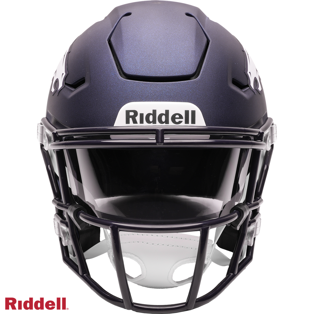 Denver Broncos Riddell Speed Flex Mid-Size Helmet product image 2, provided for visual reference and product detail review