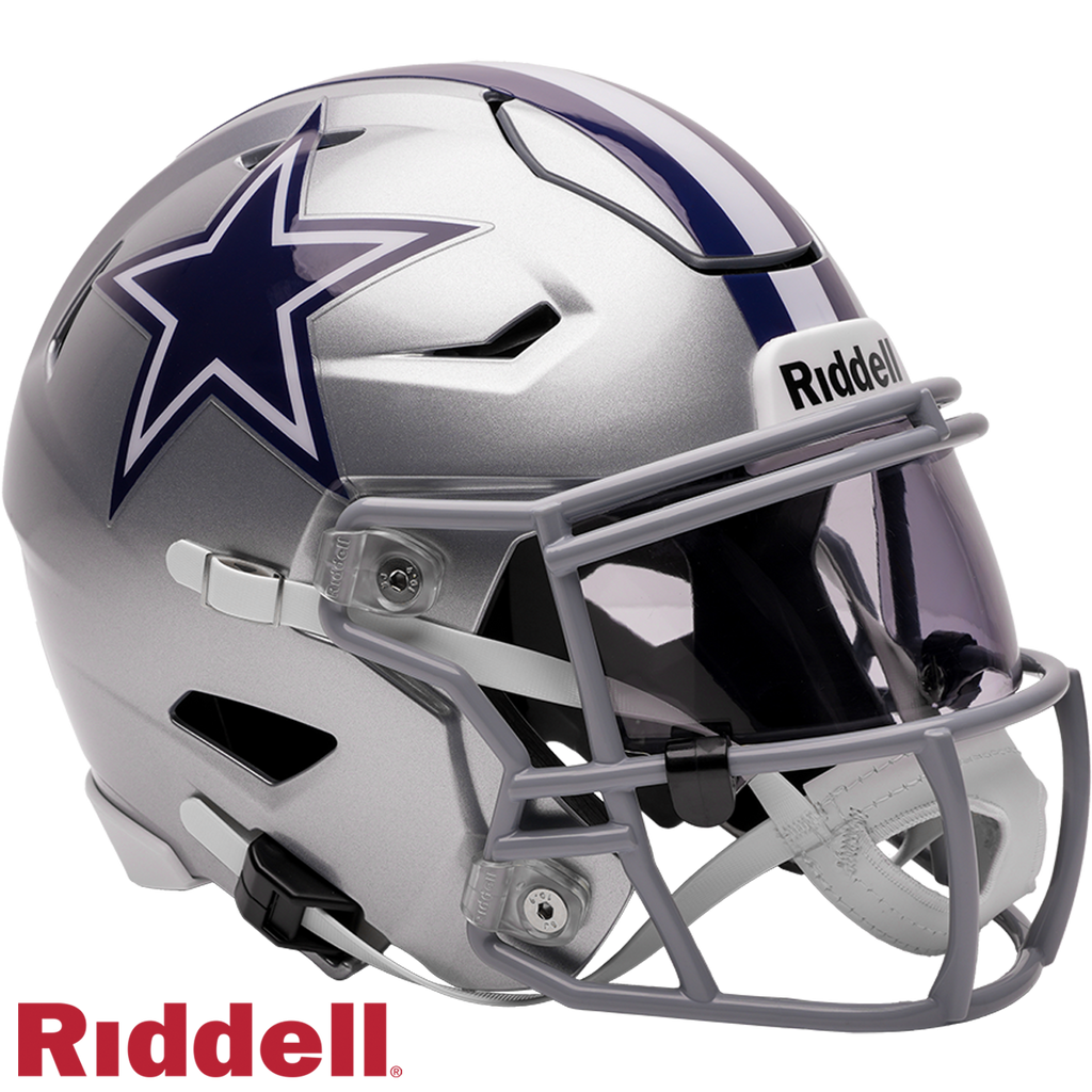 Dallas Cowboys Riddell Speed Flex Mid-Size Helmet product image 1, provided for visual reference and product detail review