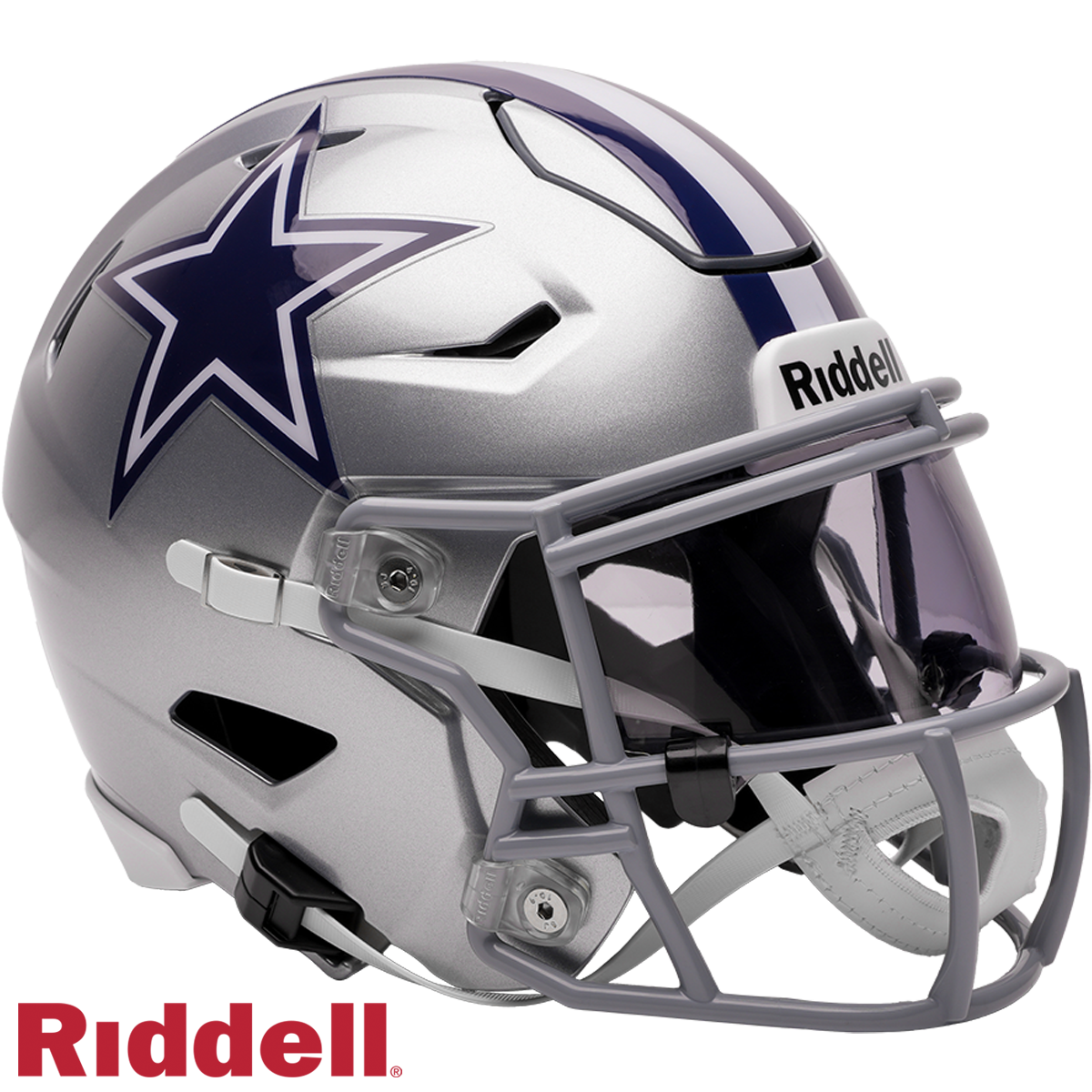 Dallas Cowboys Riddell Speed Flex Mid-Size Helmet product image 1, provided for visual reference and product detail review
