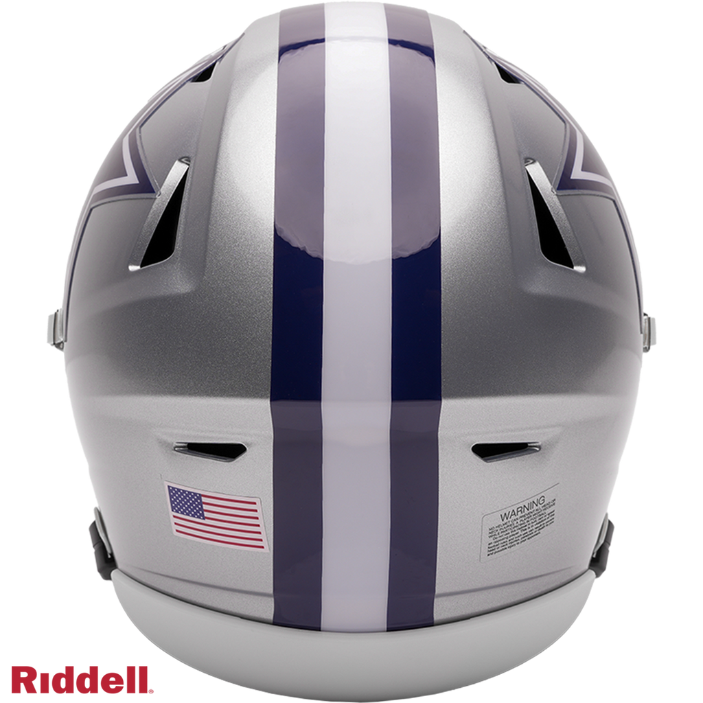 Dallas Cowboys Riddell Speed Flex Mid-Size Helmet product image 3, provided for visual reference and product detail review