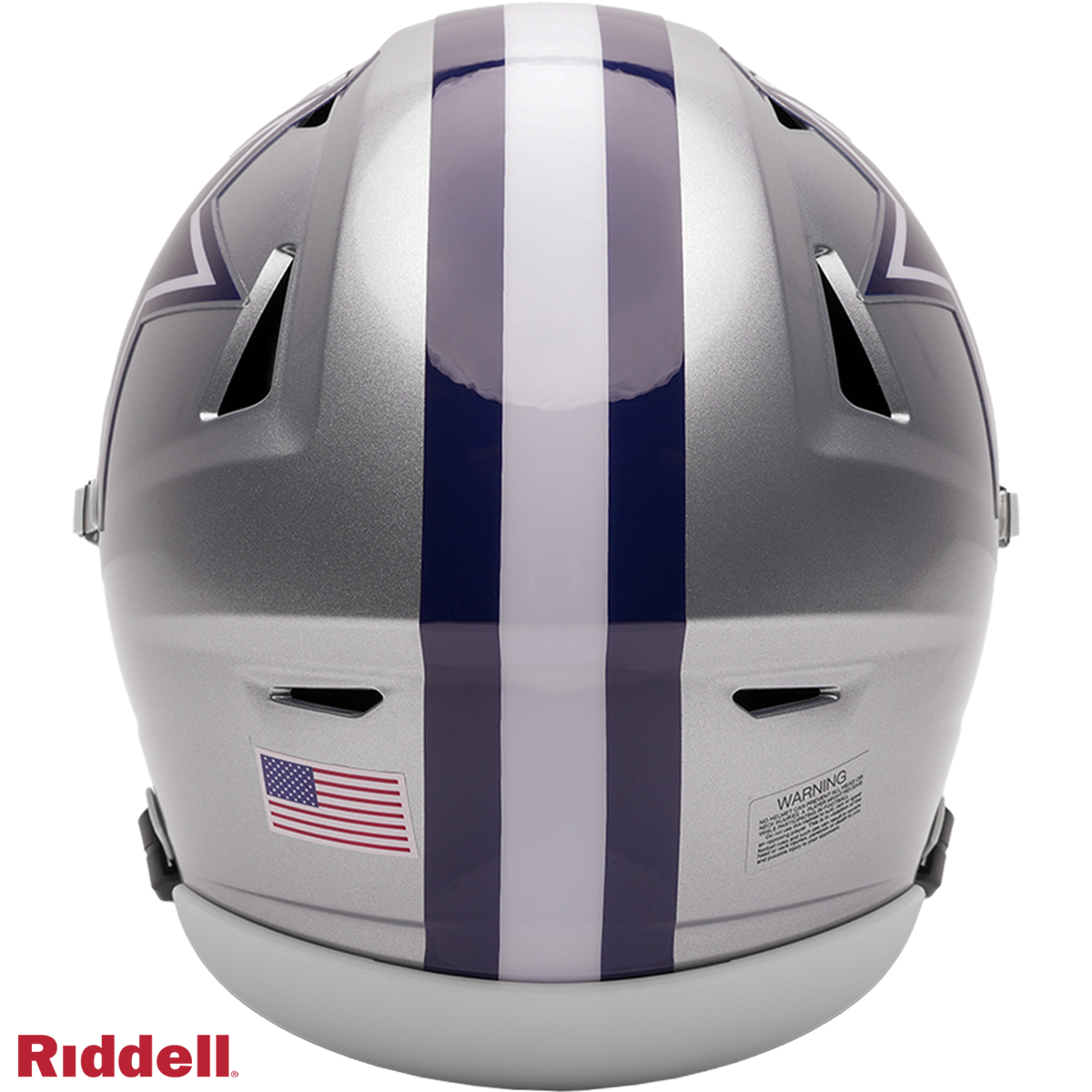 Dallas Cowboys Riddell Speed Flex Mid-Size Helmet product image 3, provided for visual reference and product detail review