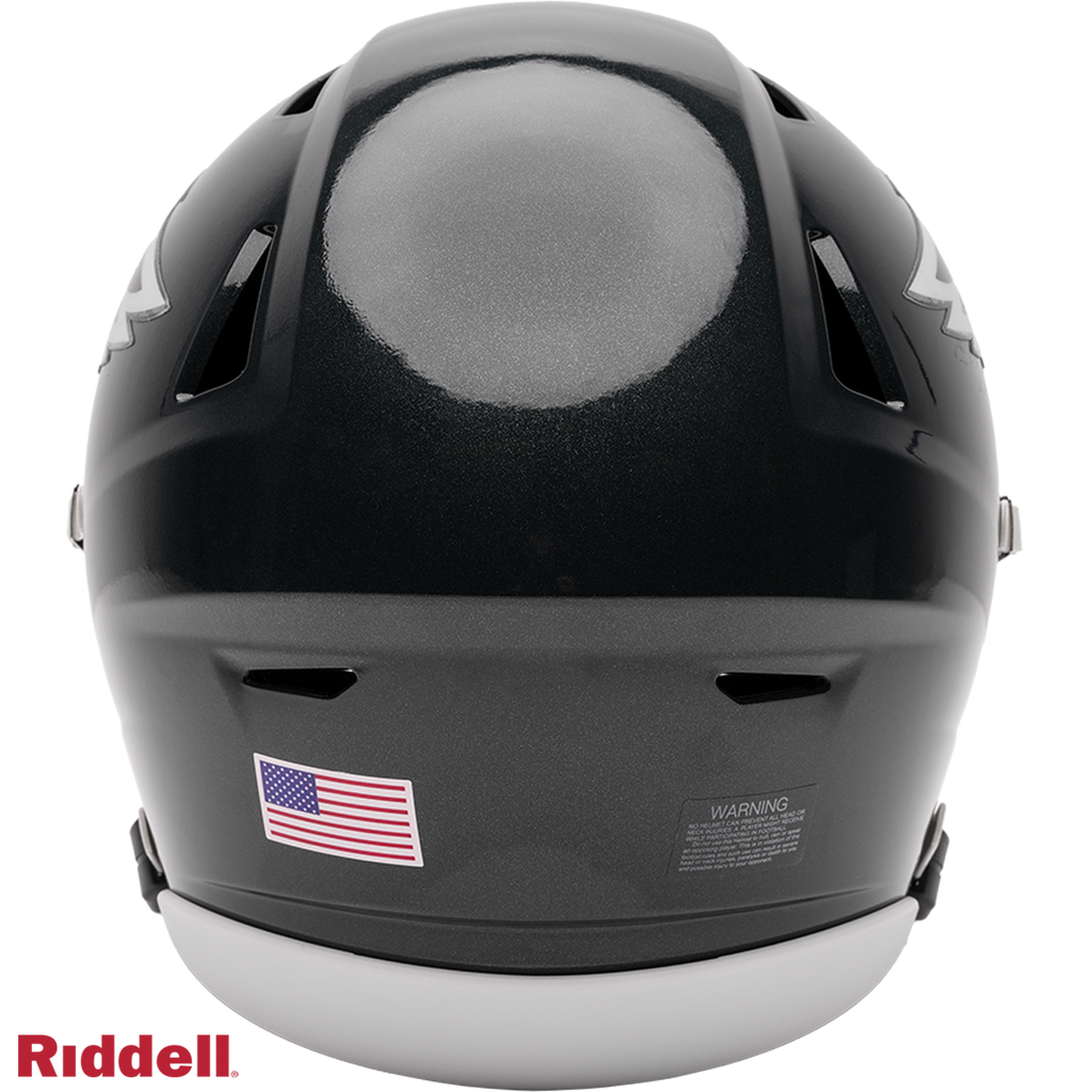 Philadelphia Eagles Riddell Speed Flex Mid-Size Helmet product image 3, provided for visual reference and product detail