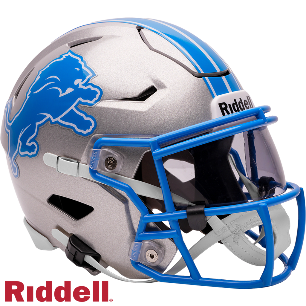 Detroit Lions Riddell Speed Flex Mid-Size Helmet product image 1, provided for visual reference and product detail review
